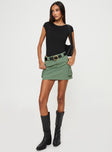 product Lydie Cargo Mini Skirt Green Princess Polly  Mini Skirts 