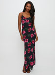 Emorie Bias Cut Maxi Dress Multi Floral