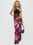 Matching set One shoulder top Asymmetric hemline, sheer material Good stretch, partially lined Princess Polly Lower Impact