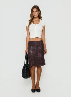 Kaliyah Layered Button-Down-Top Creme