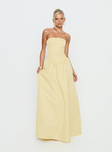 princess polly yellow dresses Nellie Mini Dress Yellow Floral