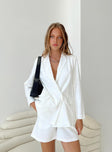 Sazan Blazer White