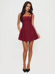 Xanthus Mini Dress Red