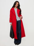 Mirandah Coat Red