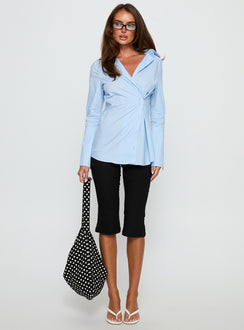 Nitsa Long Sleeve Shirt Blue