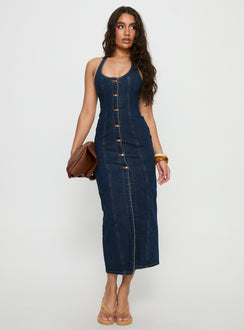 Kenny Maxi Dress Indigo
