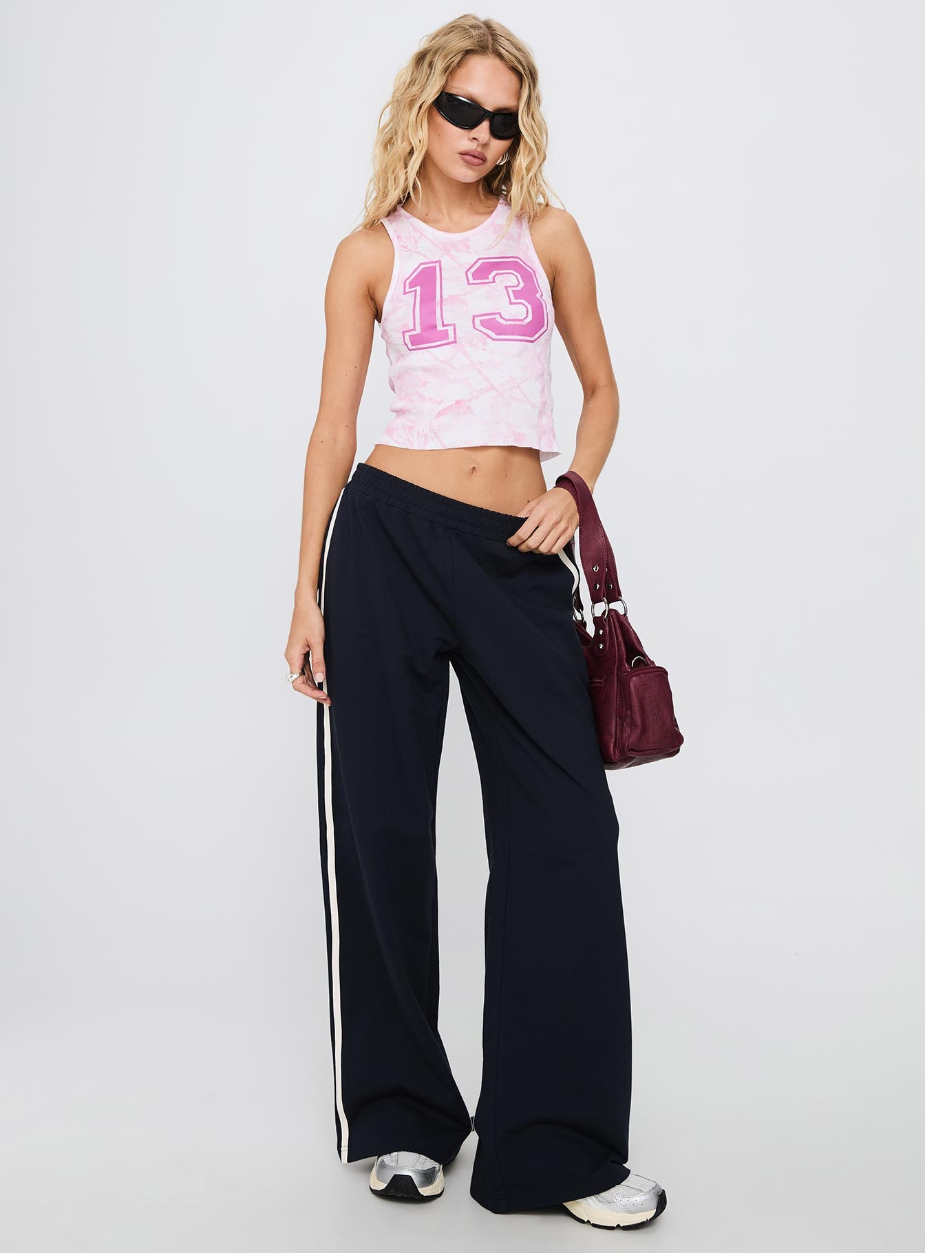 Lucky 13 Graphic Tank Purple