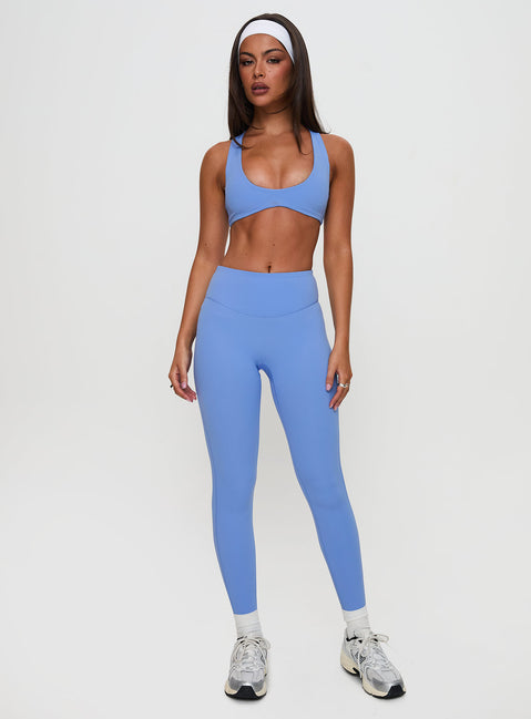 Pulse Active Halter Crop Blue