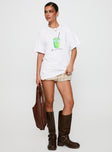 Love You So Matcha Graphic Top White