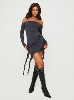 product Princess Polly High Neck  Camaro Mini Dress Grey