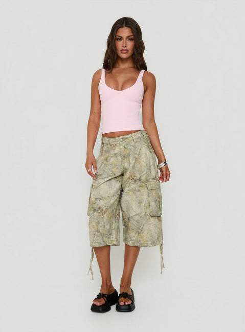 Hudsen Longline Cargo-Shorts Realtree Camo