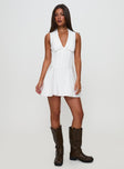 Haworth Mini Dress White