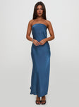 Haley Maxi Dress Mid Blue