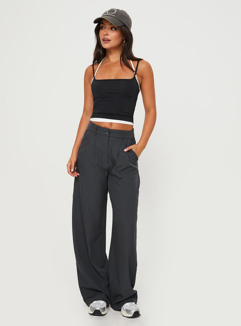 product Princess Polly Sleeveless Square Neck  Premier Layered Tank Top Black