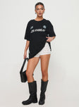 Goal La Oversized Tee Black