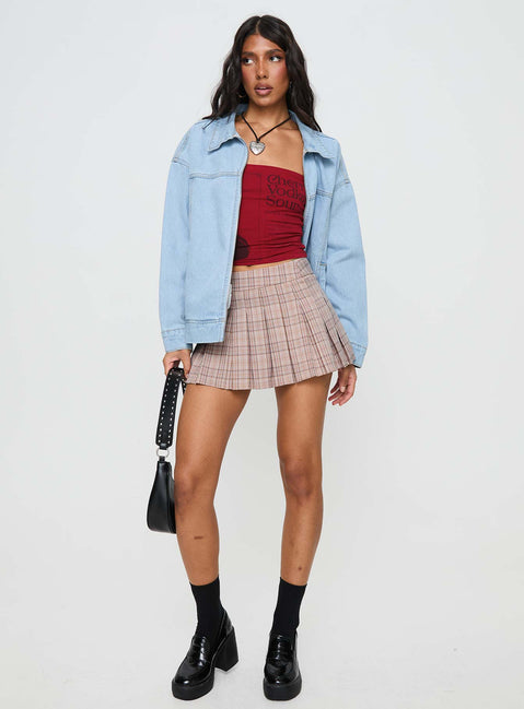 Denim Denim bomber jacket Pointed collar, zip fastening down front, twin hip pockets, single button cuff