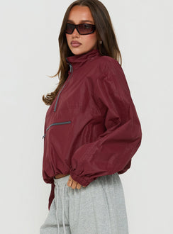 Ibiza Windbreaker Burgundy