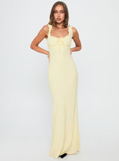 Lillette Maxi Dress Lemon