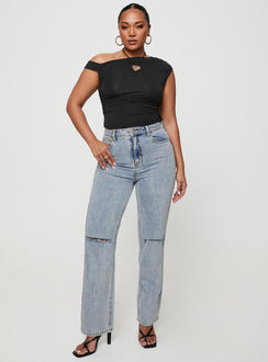 product Princess Polly High Waisted  Holland Jeans Denim