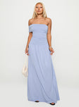 Decadence Strapless Maxi Dress Lilac