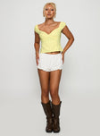 Fyrie Top Yellow