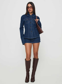 Rider Jacket Blue Denim