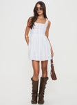 Lorinda Mini Dress White