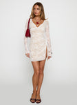 Airabella Lace Mini Dress White