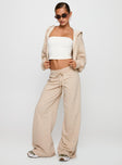 Mindful Low Rise Pant Oat Marle