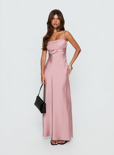sachin and babi light blue dress Ninette Off The Shoulder Chiffon Maxi Dress main image 1