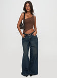 Low Rise Wide Leg Jean Hocus Pocus Wash