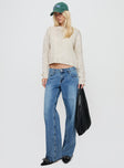 Sabryna Low Rise Jeans Blue