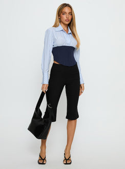 Darvell Corset Shirt Blue