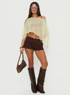 Nelida Sheer Poncho Green