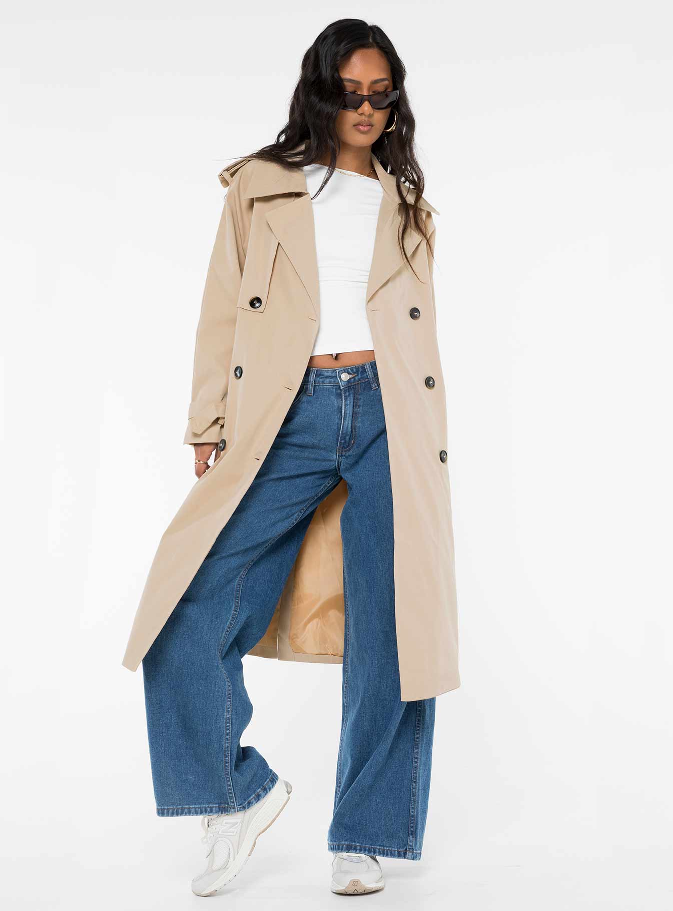 Westwind Trench Coat Natural | Princess Polly