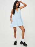 product Princess Polly V-Neck  Lakeisha Mini Dress Blue