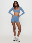 Touchdown Active Contour Short Blue