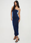 Samper Strapless Maxi Dress Navy Lower Impact