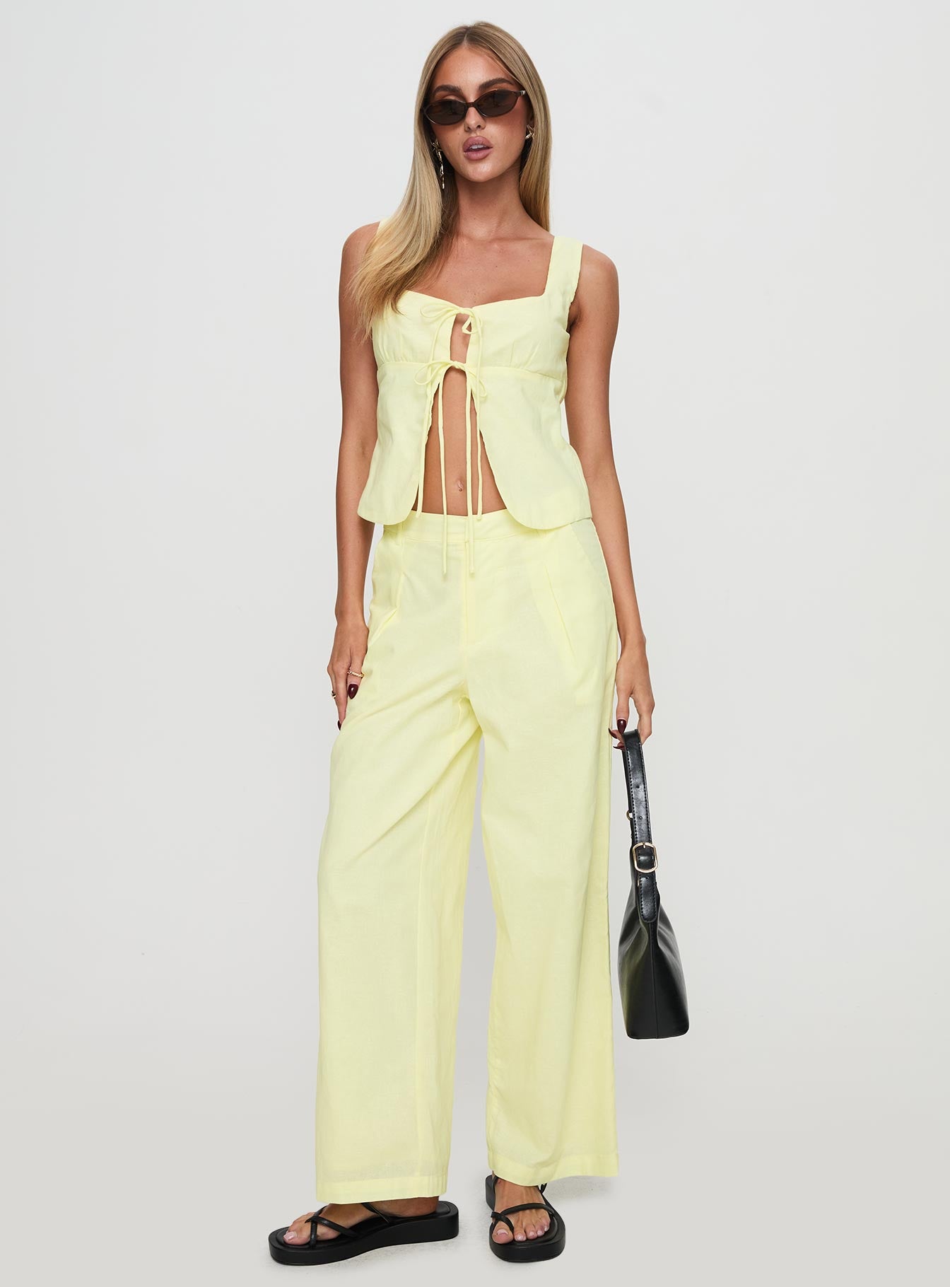 Such A Charmer Tie Up Set Yellow