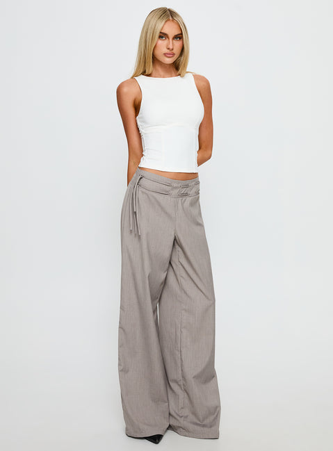 Georgetta Bust Detail Cami Top White