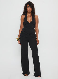 Enchantress Wide Leg Jumpsuit Black