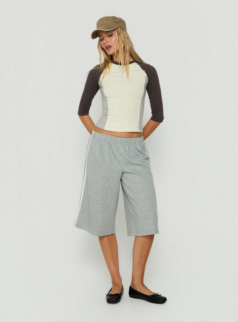 Daily Define 3/4 Sleeve Raglan Tee Multi