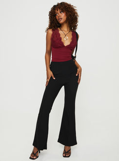 product Princess Polly High Waisted Pants  Luner Pants Black