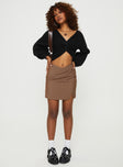 Winry Cropped Sweater Black Princess Polly  Cropped 