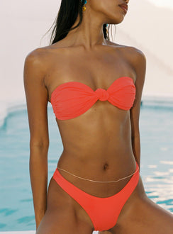 Getting Warmer Bikini Top Orange