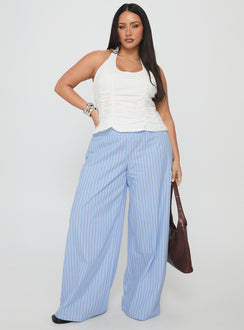 Nataliya Halter Top White Curve