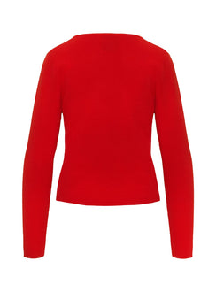 product Princess Polly Old Burlington Knit Cardigan Red Long 