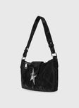 Be Your Girl Star Detail Bag Black