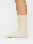 Pinto Socks Beige