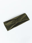 Elasticated headband Thick design, double lined